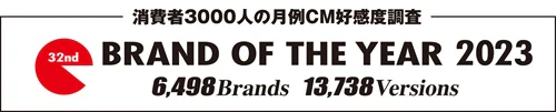 BRAND OF THE YEAR 2023ロゴ