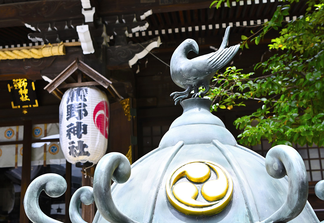 新宿十二社熊野神社の八咫烏