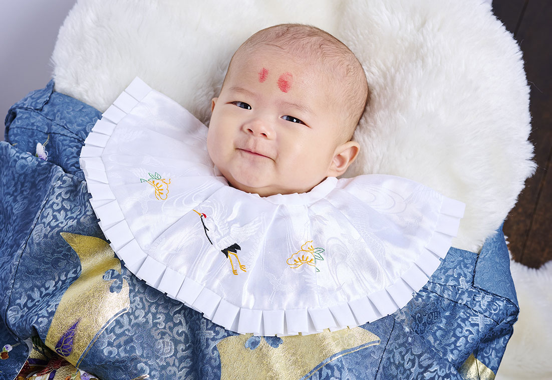 新宿十二社熊野神社で赤ちゃんの撮影