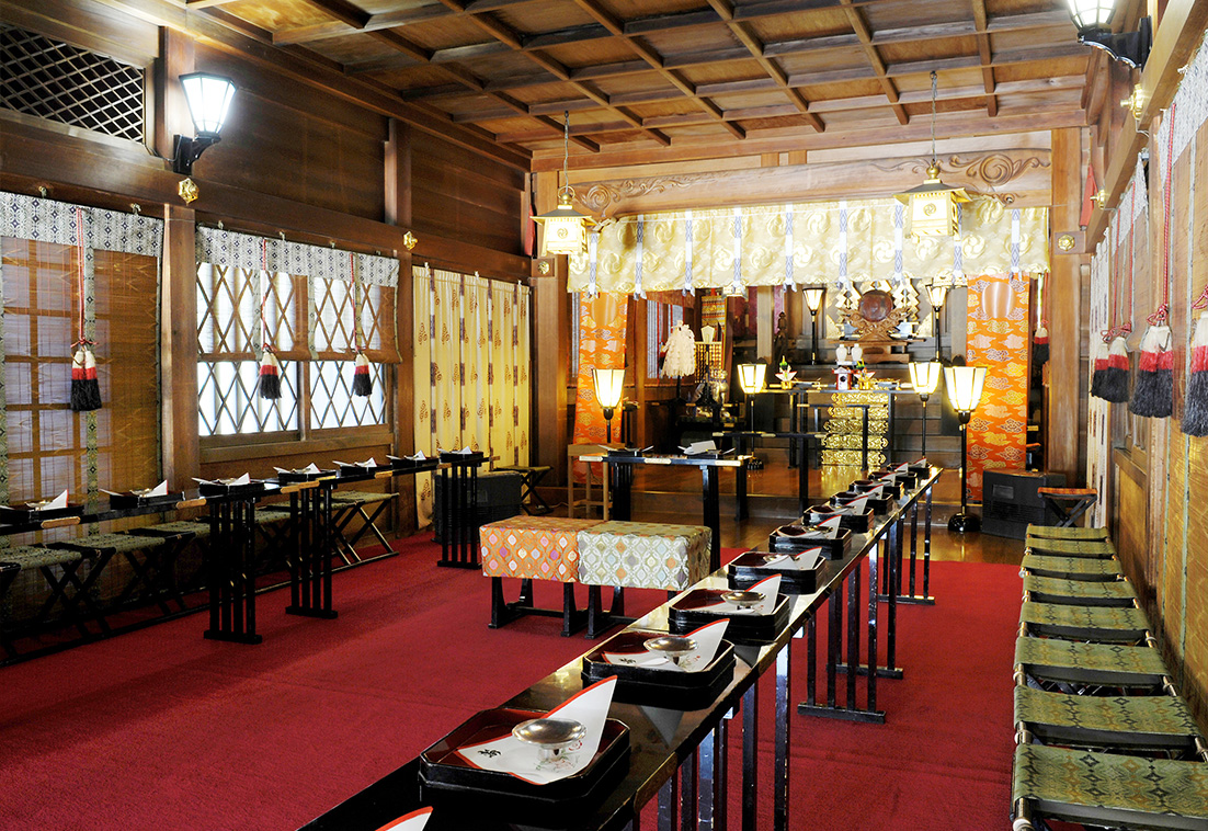 新宿十二社熊野神社の本殿内