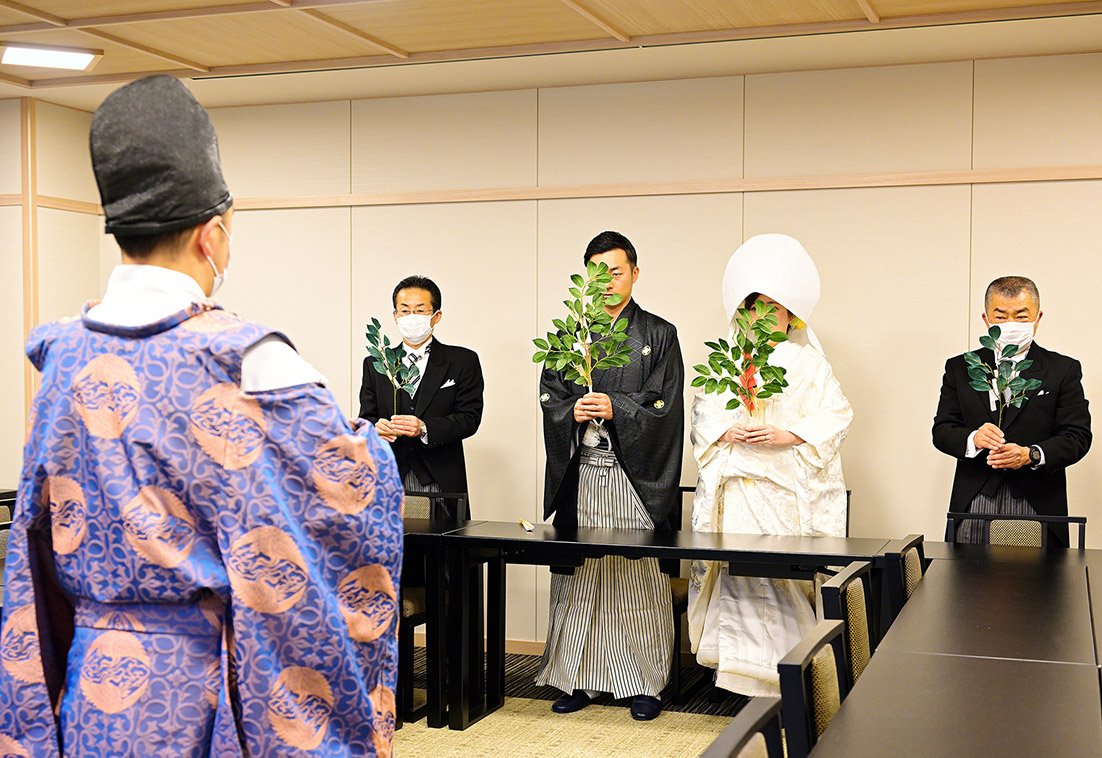 挙式のリハーサル風景