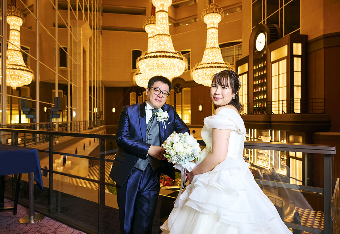 ハイアットリージェンシー東京で披露宴新郎新婦