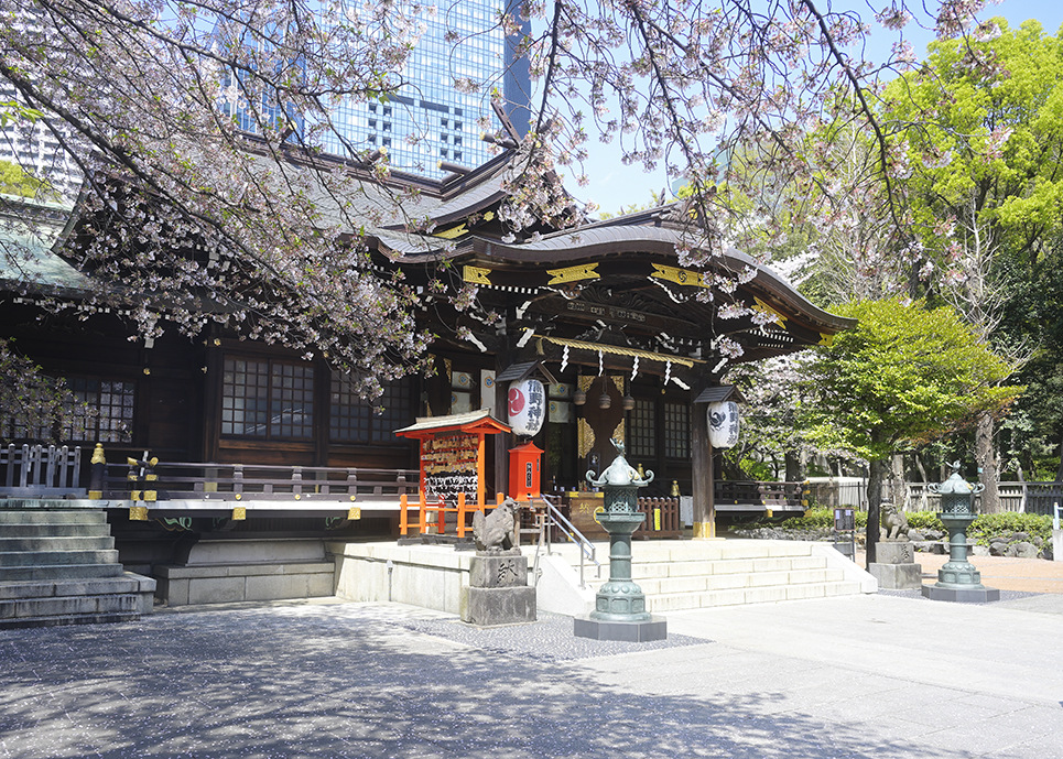 新宿十二社熊野神社の風景