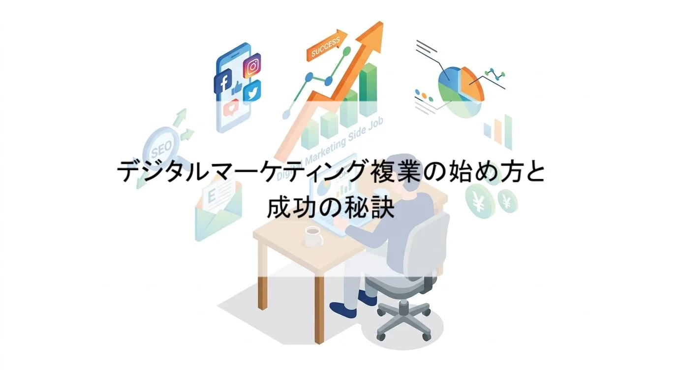 デジタルマーケティング複業の始め方と成功の秘訣の解説図 1
