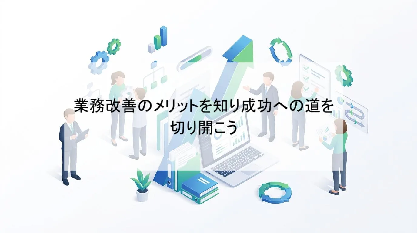 業務改善のメリットを知り成功への道を切り開こうの解説図 1