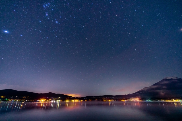 山中湖の星空