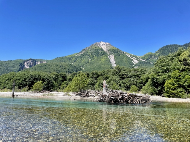 長野の山と川