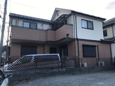 屋根をカバー工法で張り替え・外壁はサイディング2色塗