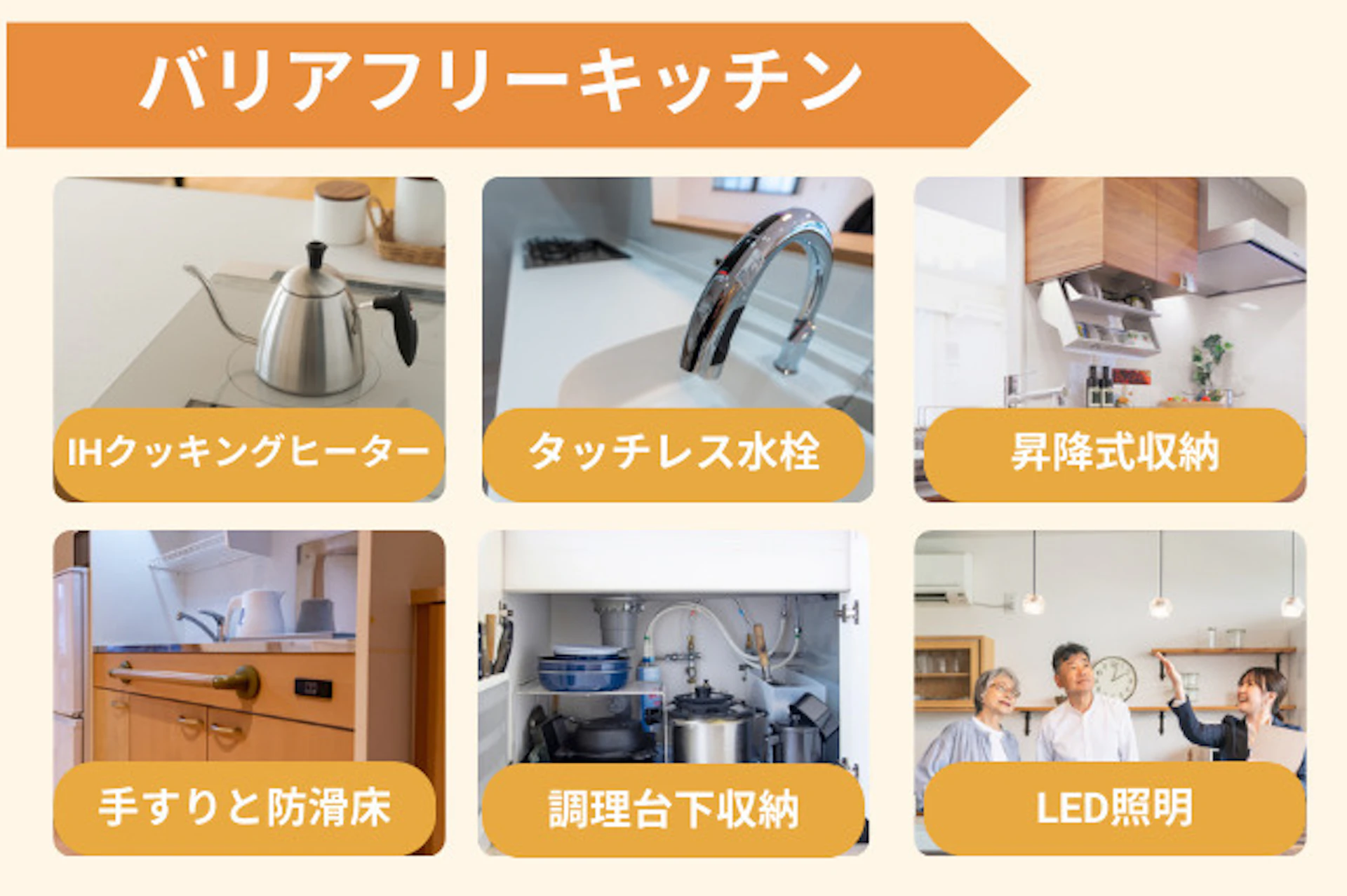 安全性と使いやすさを両立するバリアフリーキッチンの作り方