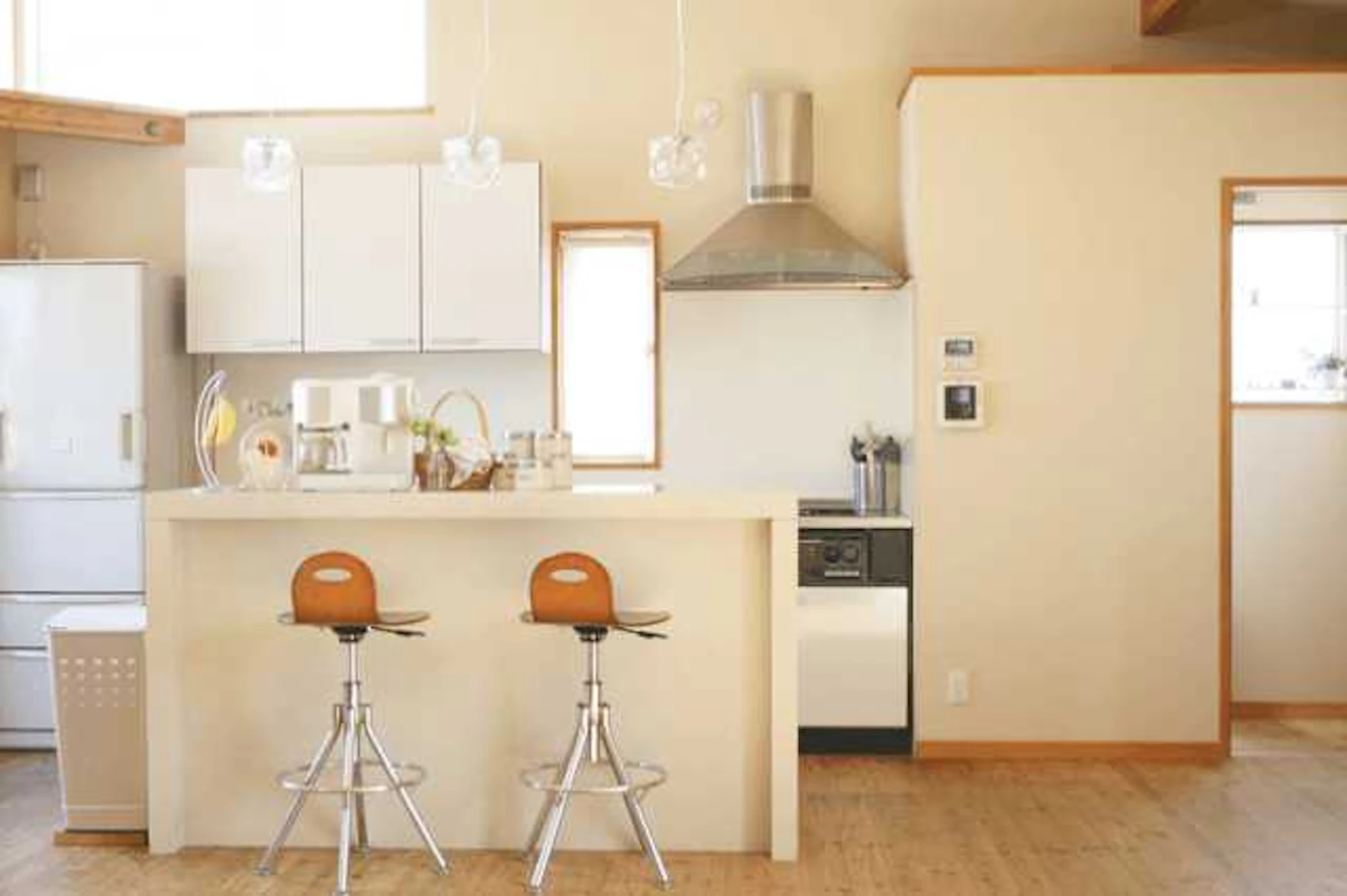 キッチンカウンターと併用して