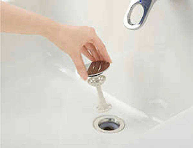 排水栓のお手入れ簡単