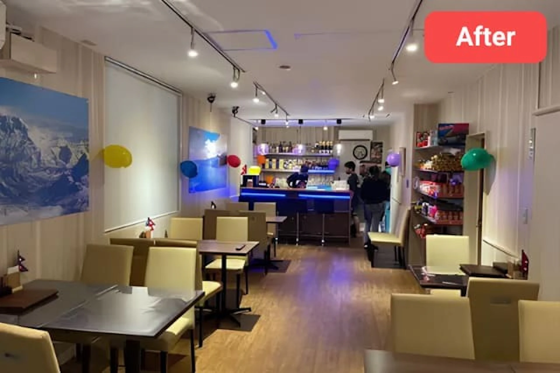 ネパール料理店 After