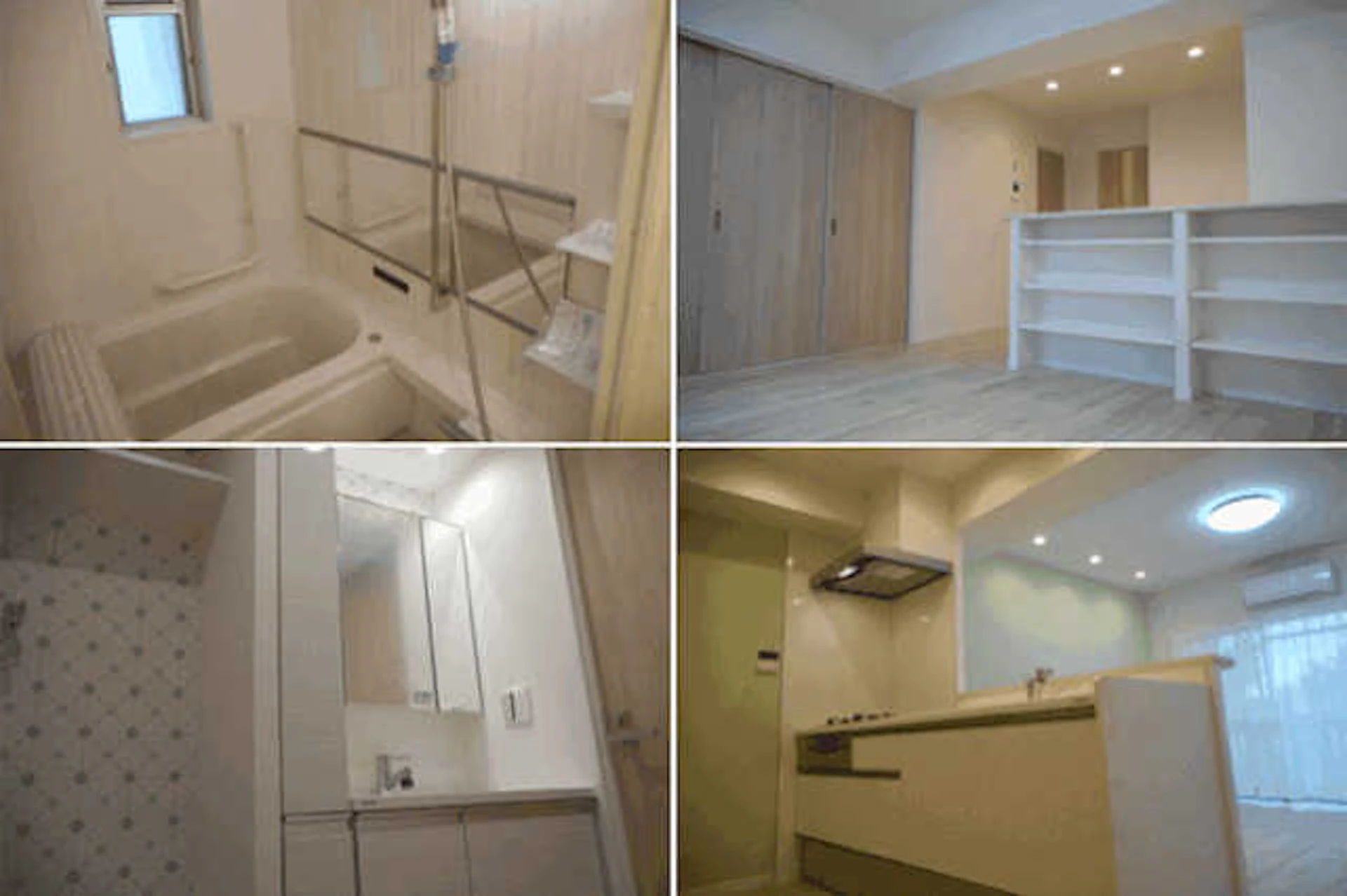 【事例④】 SRC造の団地にて、対面キッチンがある13帖のLDKに