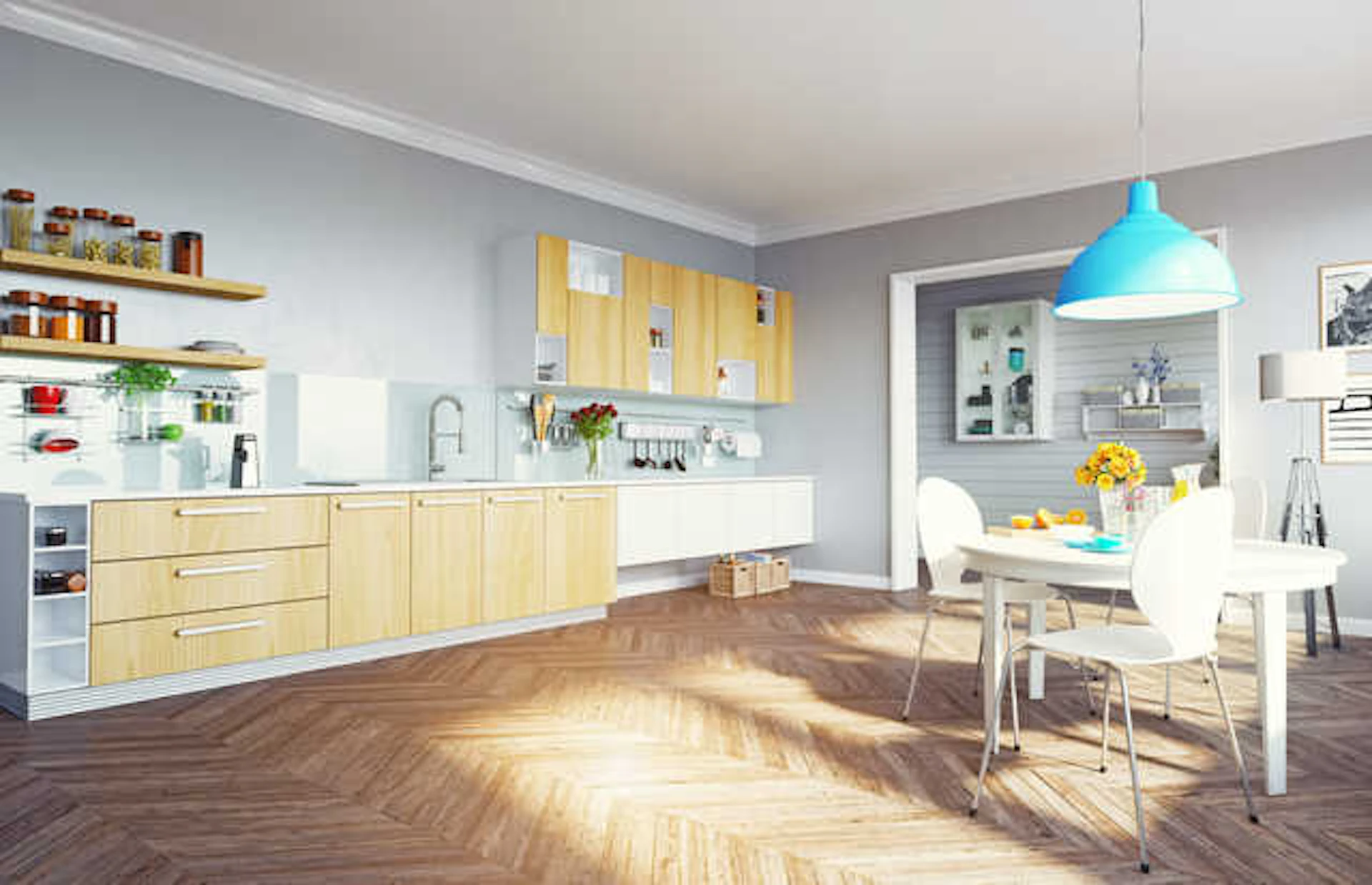 北欧テイストなら白に近い色