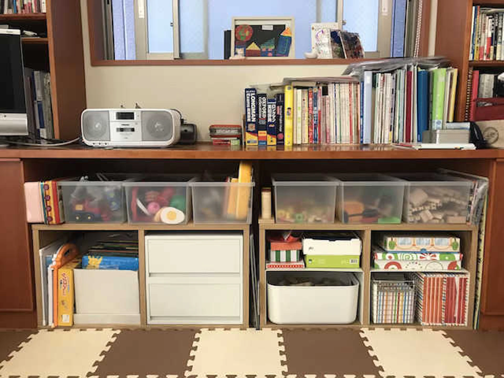 NG例①：積み重なっており、モノの出し入れがしにくい 【After】