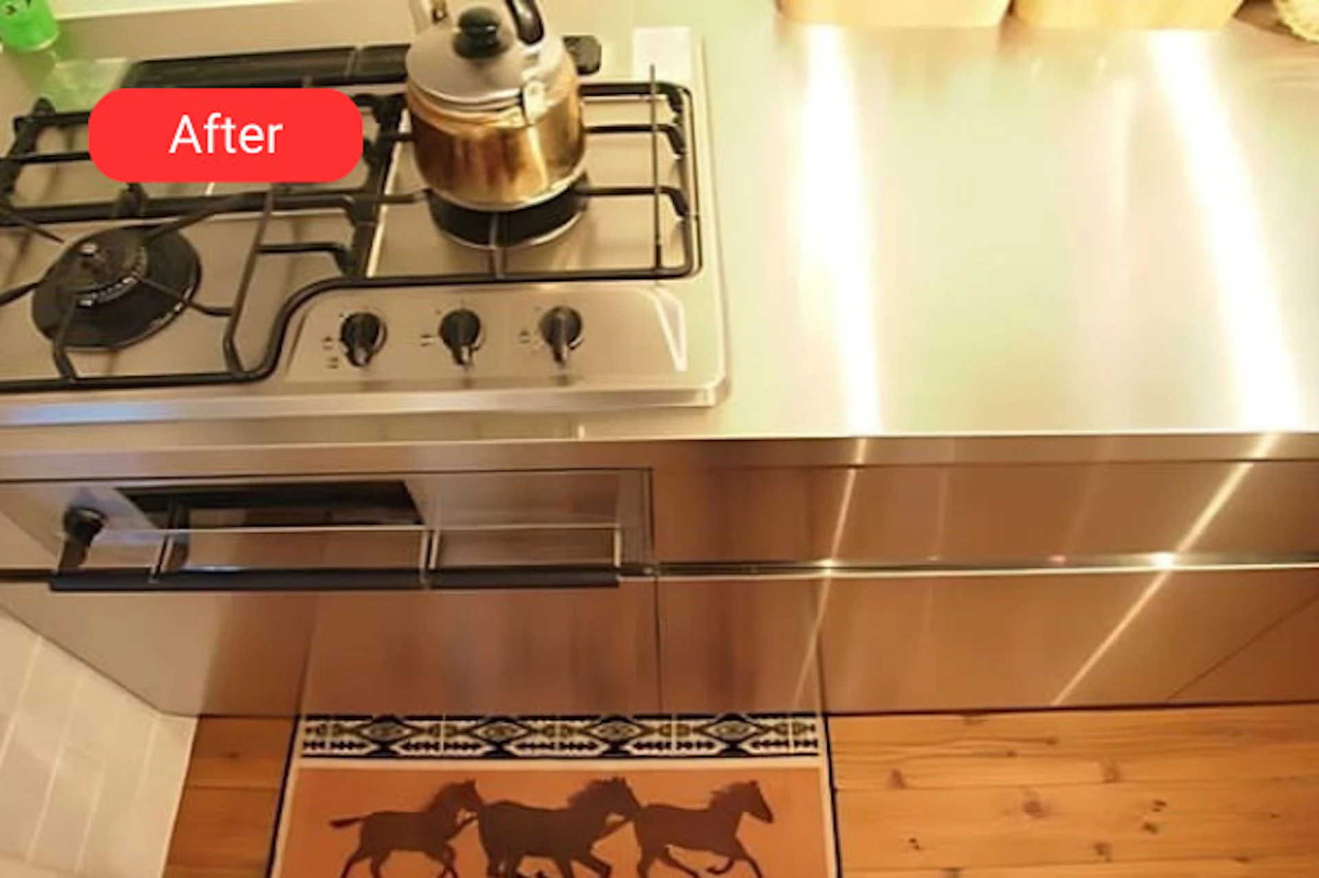 事例1 業務用をイメージしたステンレスキッチン