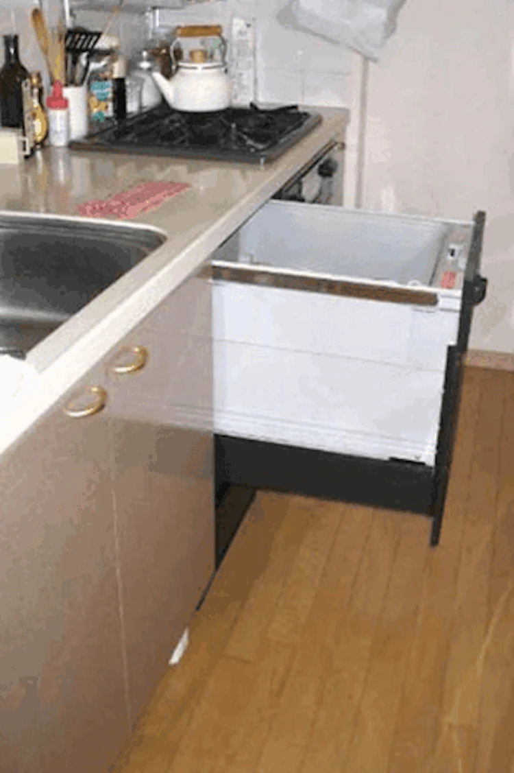 事例1 食器洗い乾燥機の取り付け工事