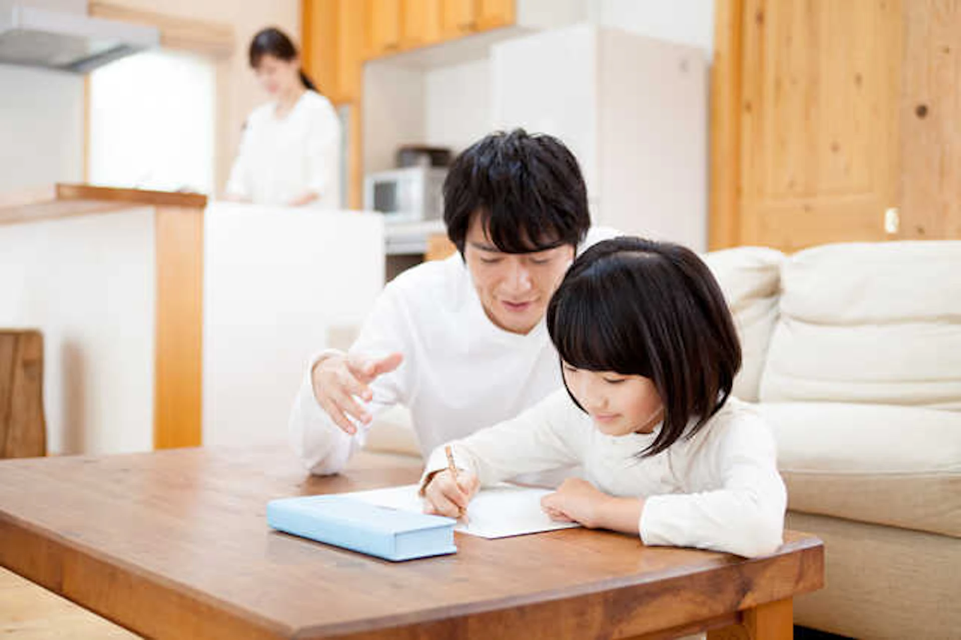 ⑦勉強机を置く場所は、リビングか子供部屋か?