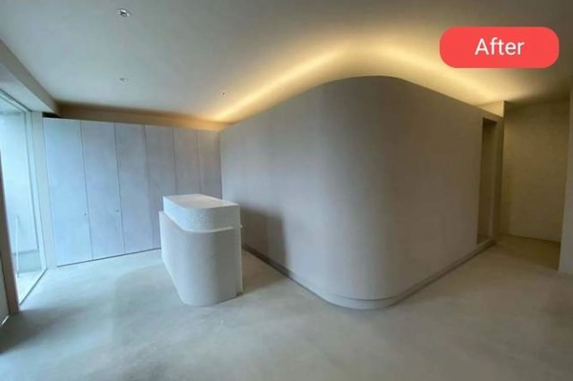 事例3: 居心地のよさを追求した柔らかな内装デザインリフォーム