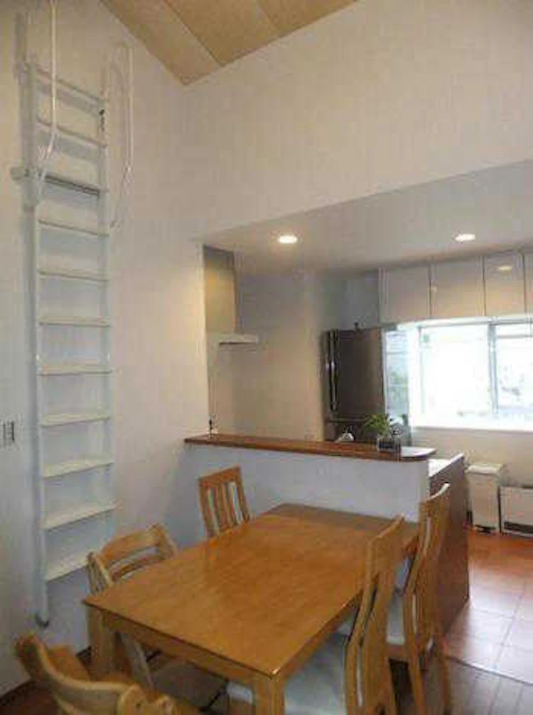 事例1 ロフト付きの2階リビングに