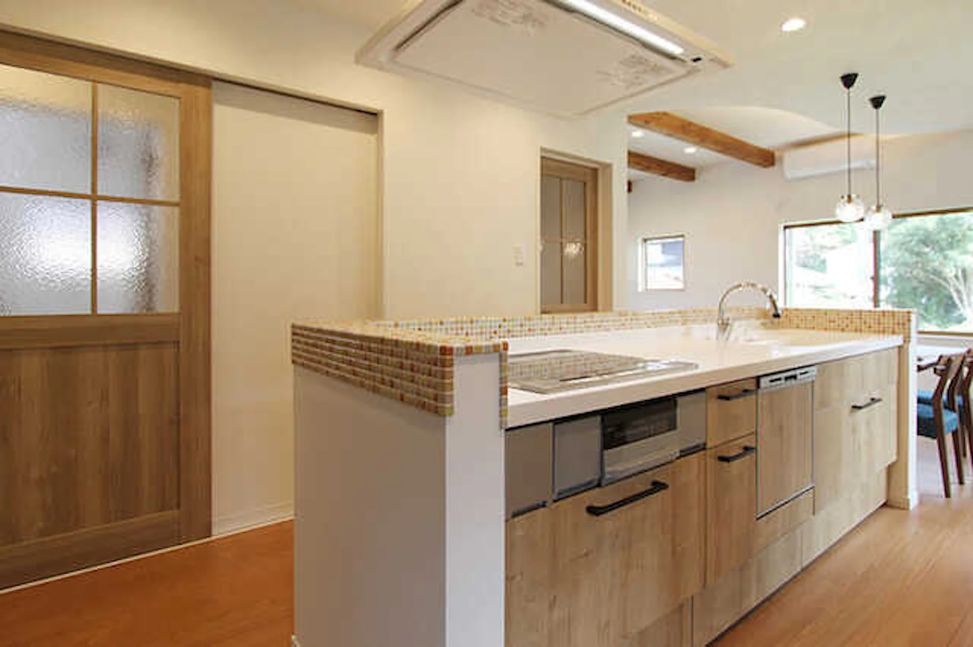 事例7 家事動線が改善された北欧風リビング