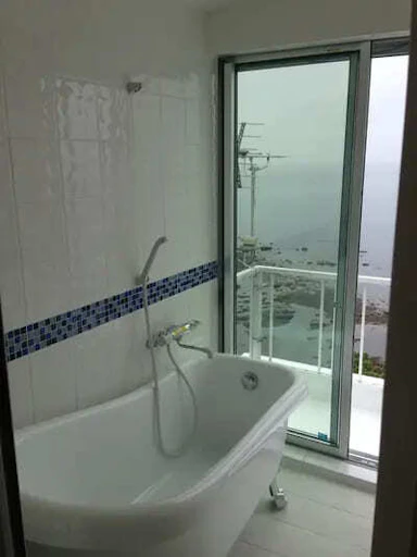 海の見えるお風呂