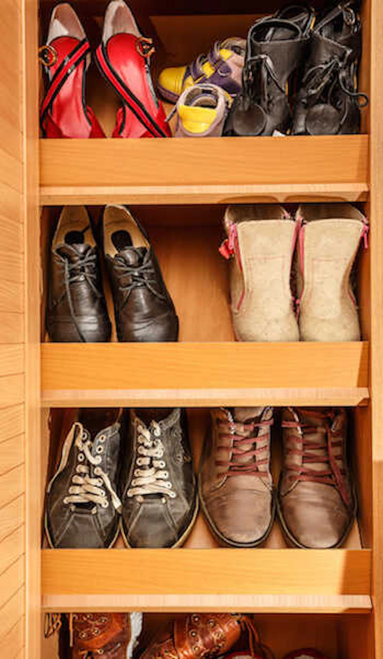 一般的な家族の人数あたりの収納量