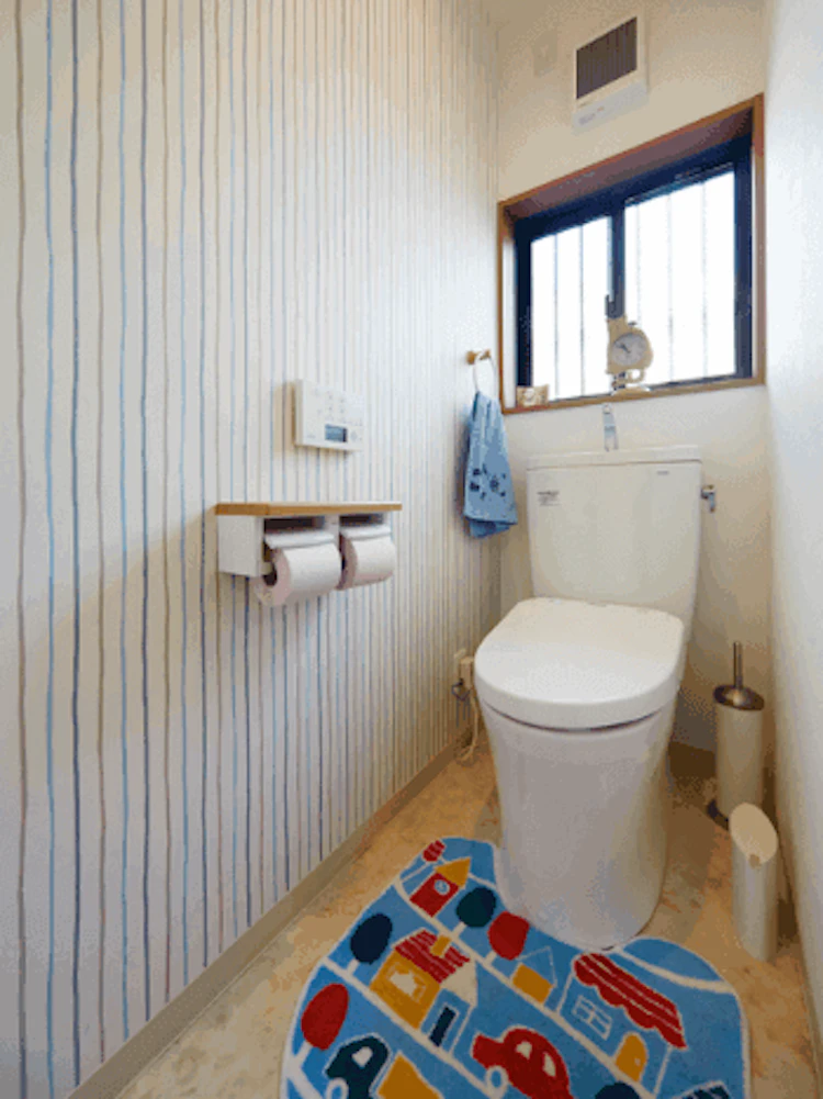 『ピュアレストQR』設置&素敵なストライプ柄の壁紙に