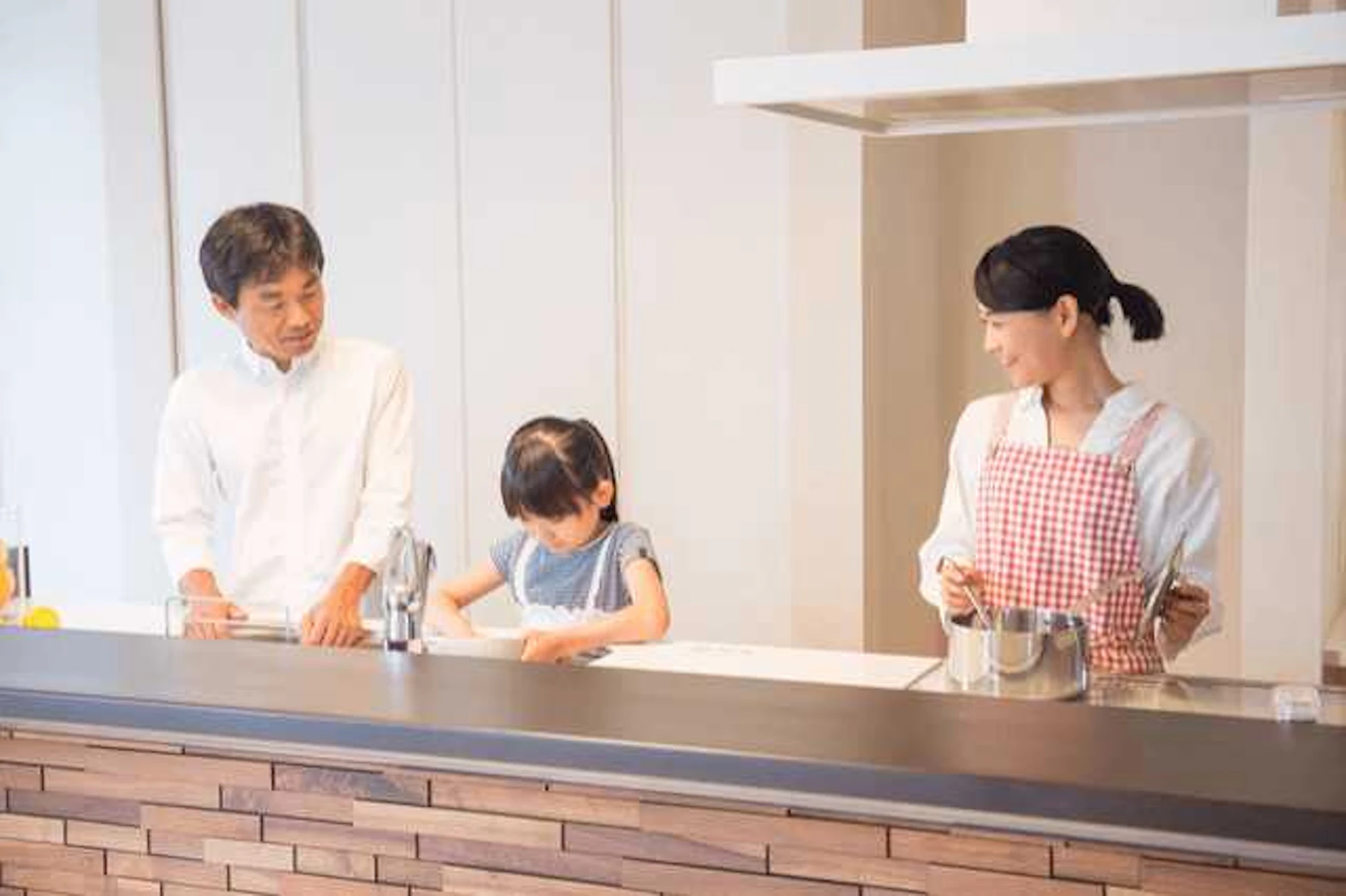コンロのみの高さを選ぶことも可能