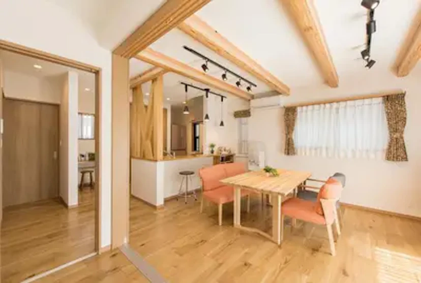 北欧風ナチュラルリビングがある家にリフォーム