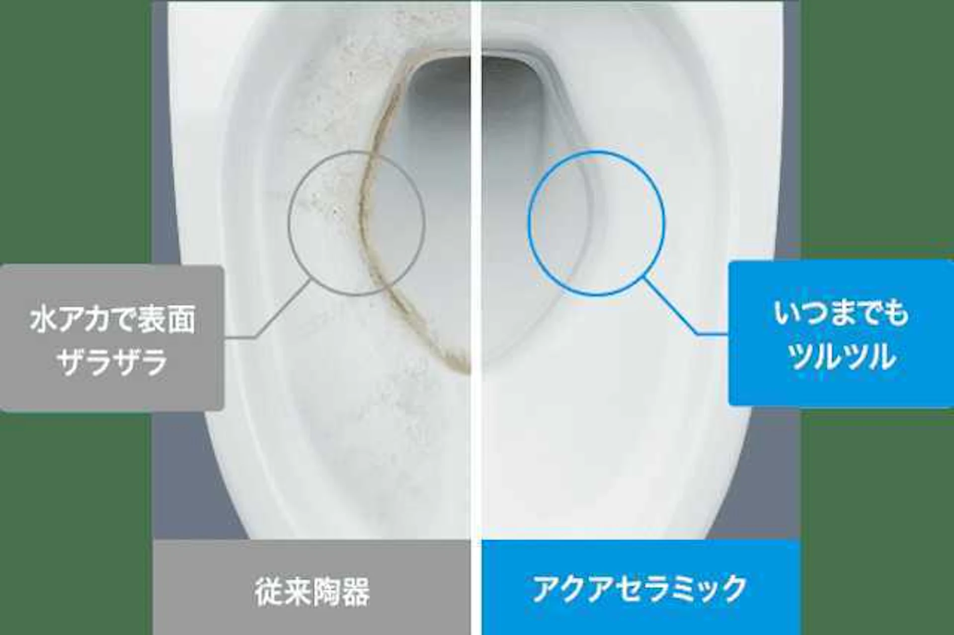 トイレ本体のお掃除もラクラク