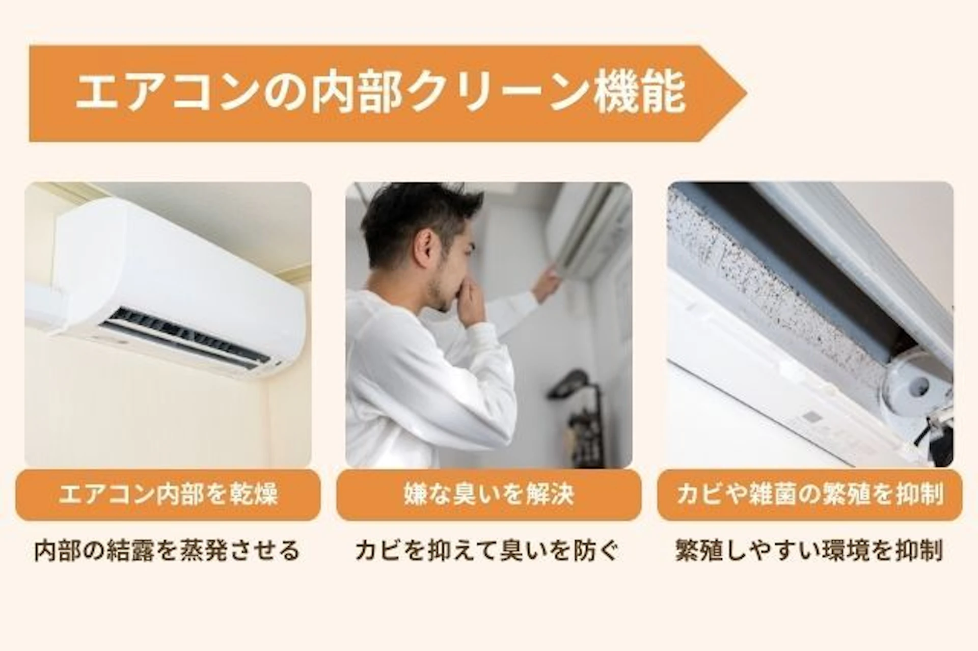 エアコン内部クリーン機能の特徴とメリット