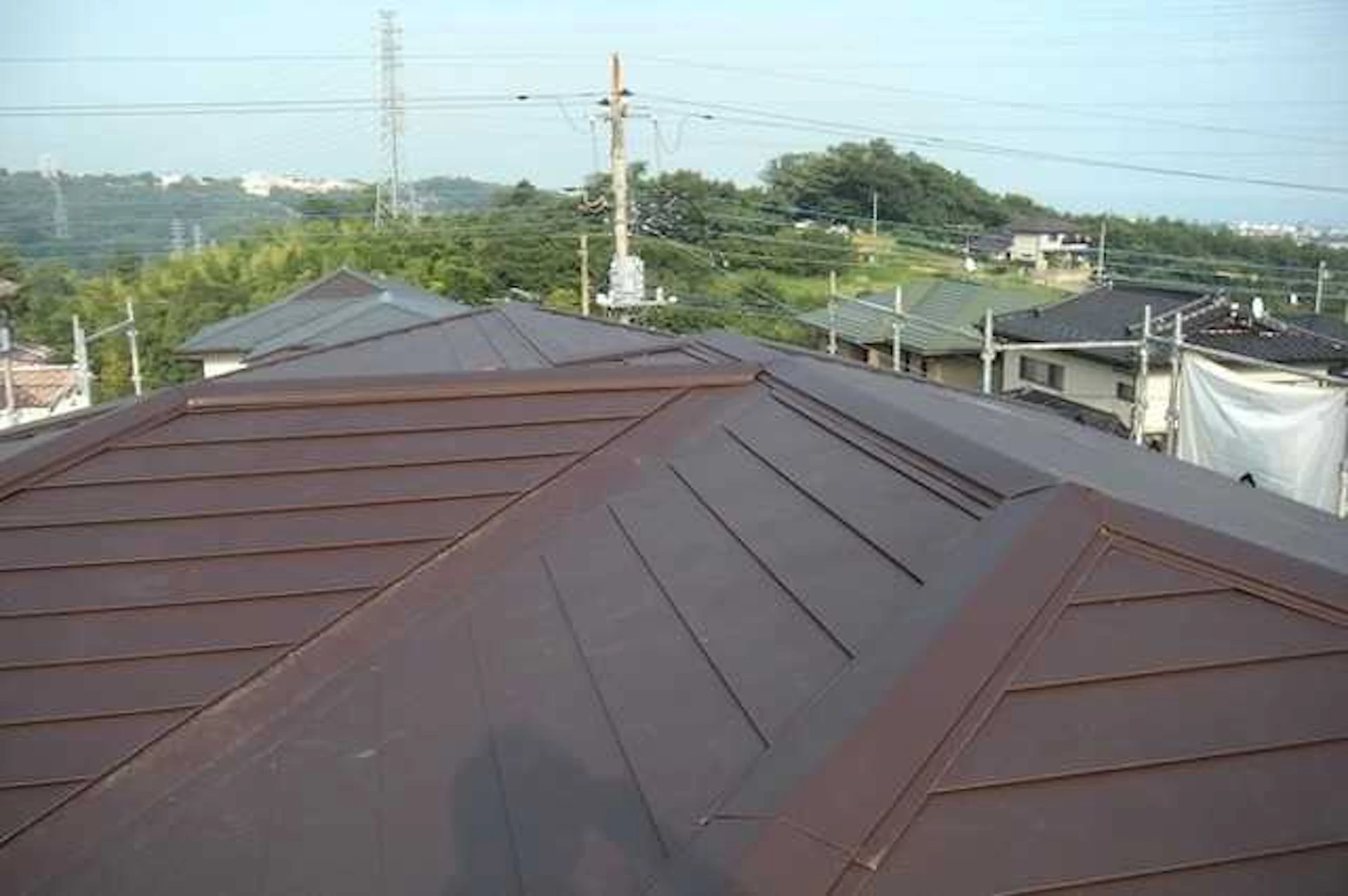 屋根のカバー工法のリフォーム実例
