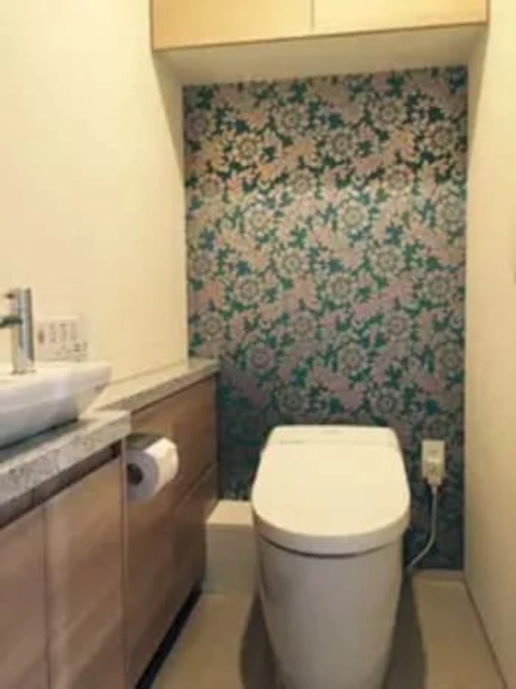 アクセントクロスで壁面をリフォーム