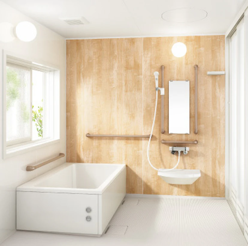 アクアハートの浴室