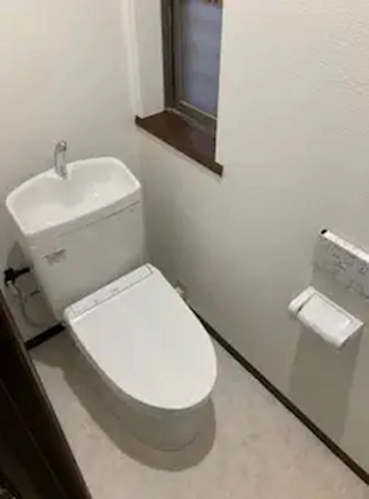 節水トイレリフォーム事例