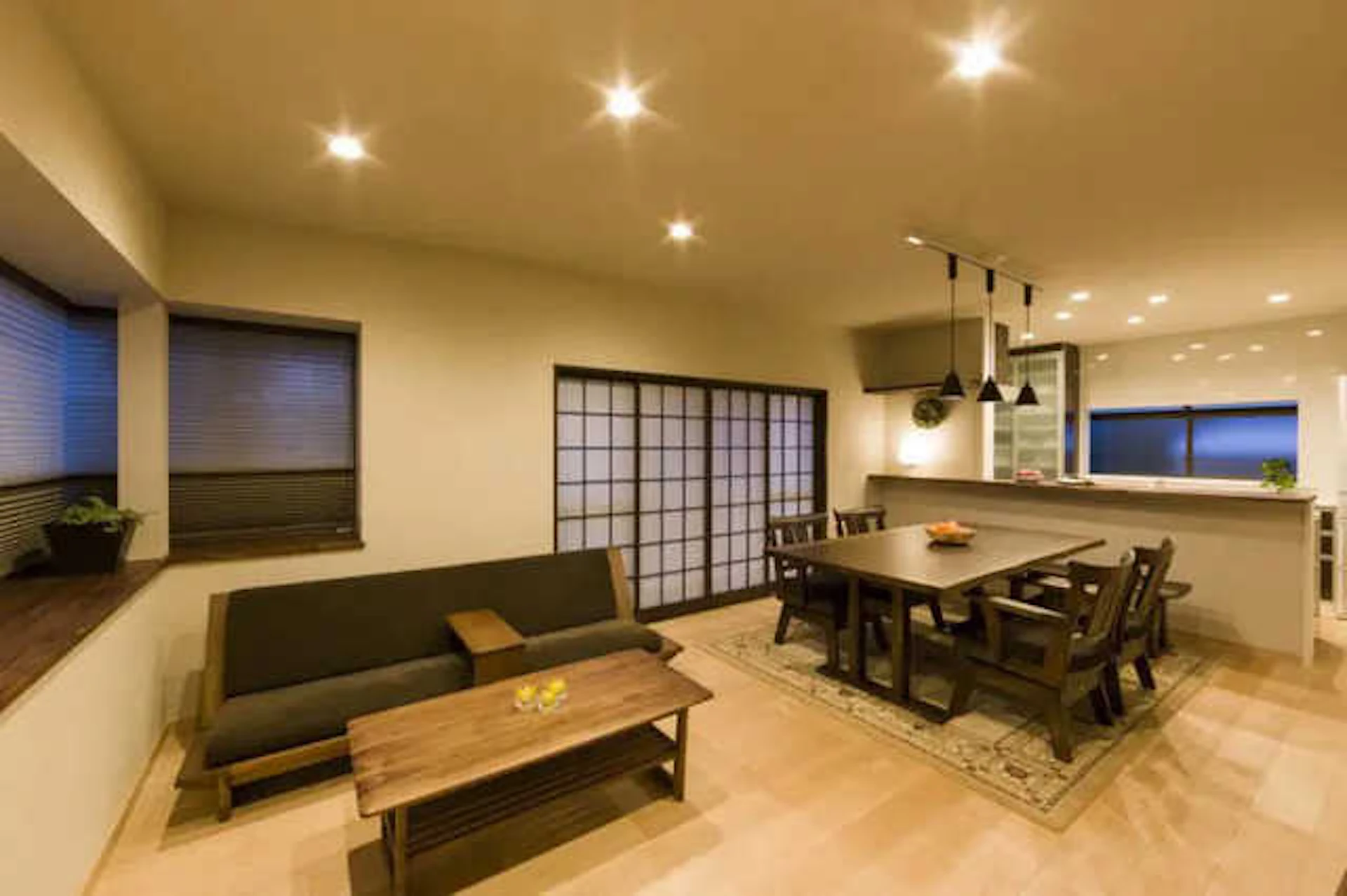 旅館のようなくつろぎを