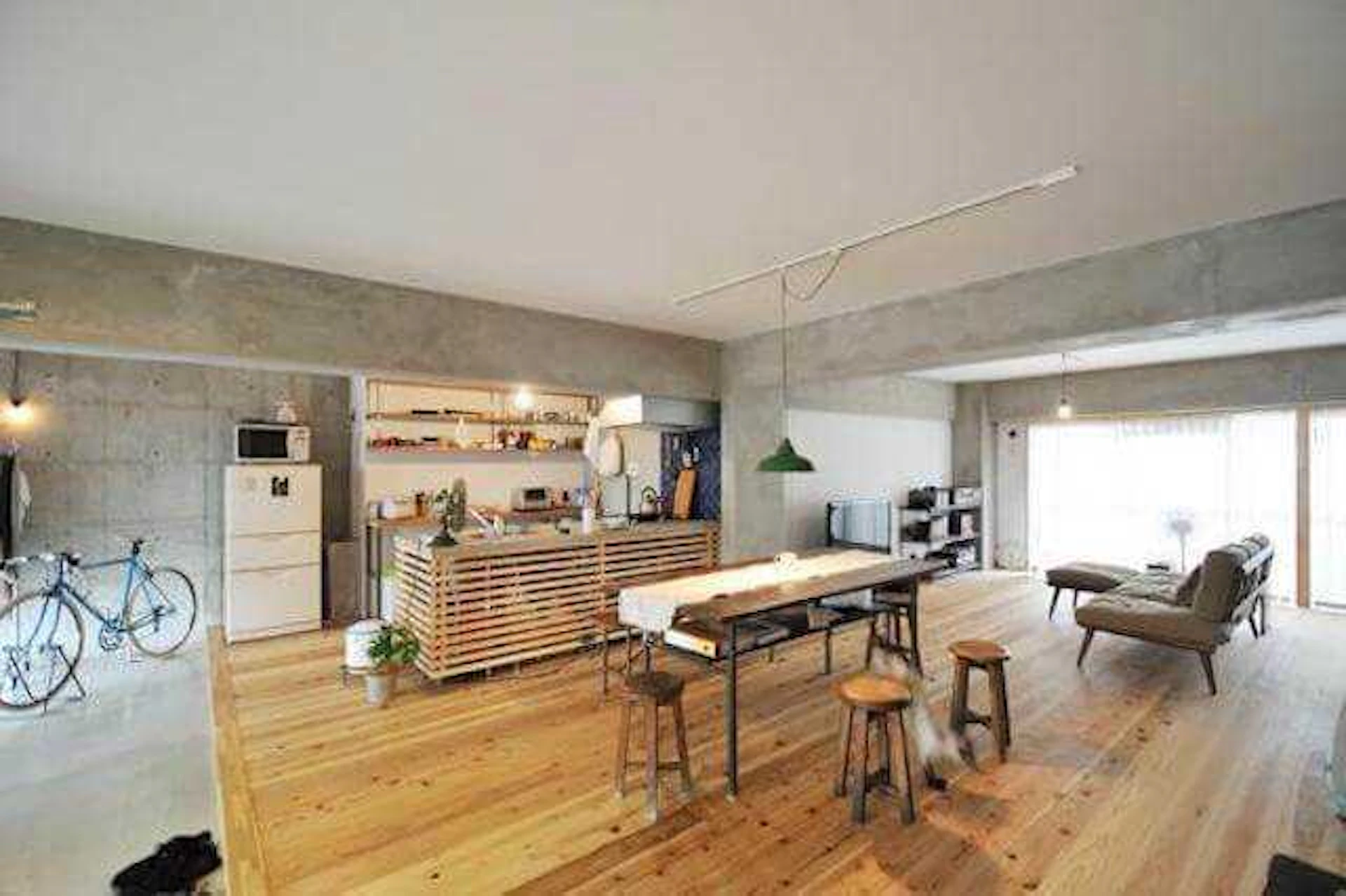 マンションにも自転車用のスペースを