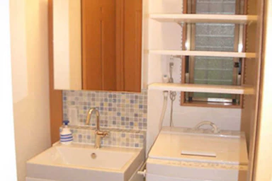 [65万円] モザイクタイル＆便利な収納も追加