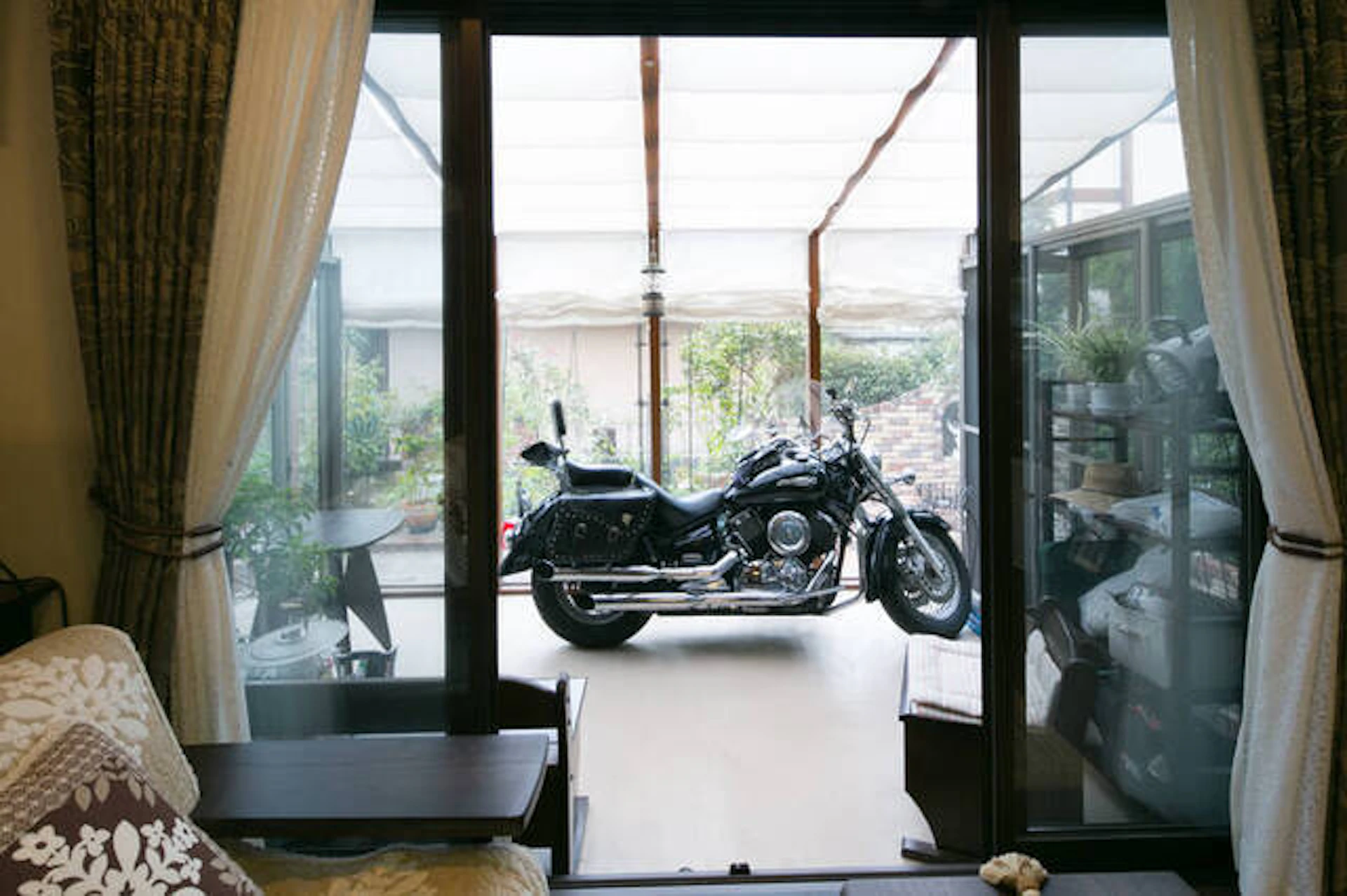 サンルーム、趣味を楽しむスペースの施工事例