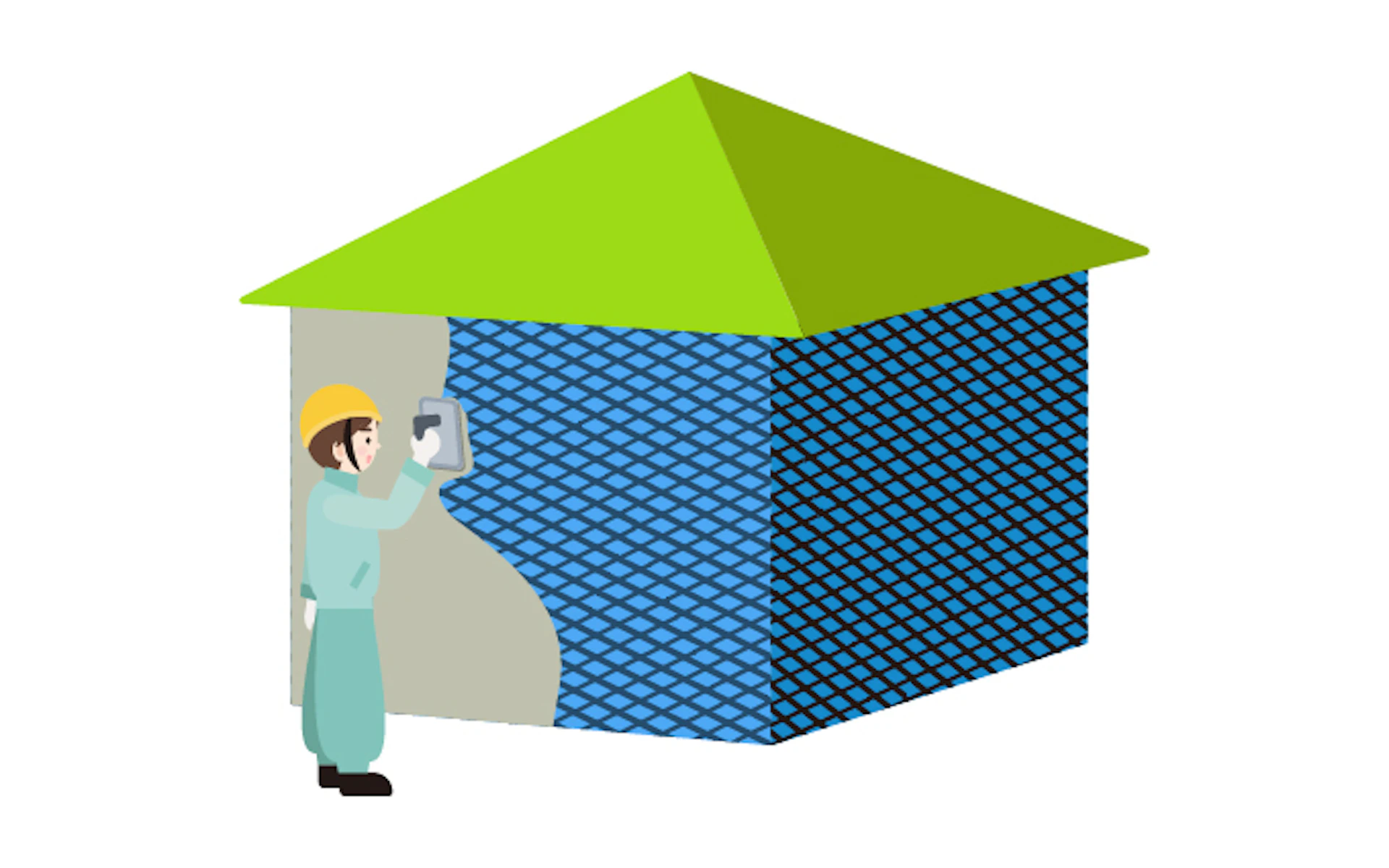 モルタル外壁の作り方