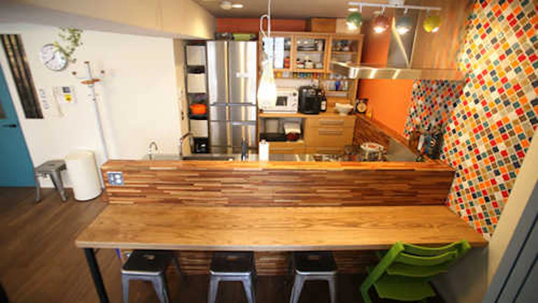 キッチンカウンターの活用術&オシャレなコーディネート