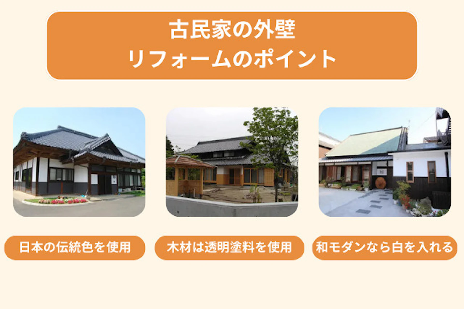 古民家の風情を残したまま外壁リフォームするポイント