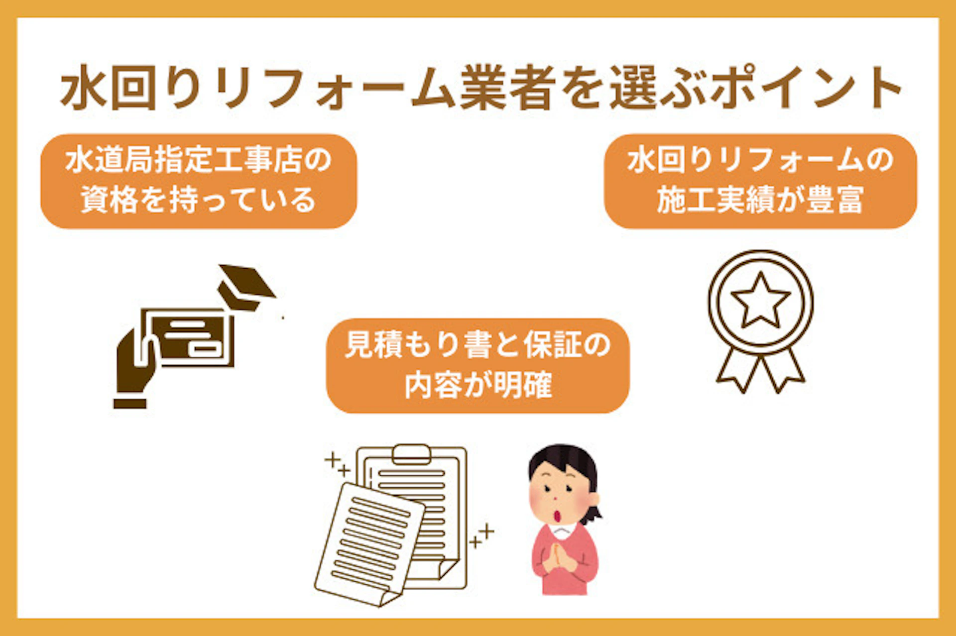 適切な水回りの修理業者を選ぶポイント