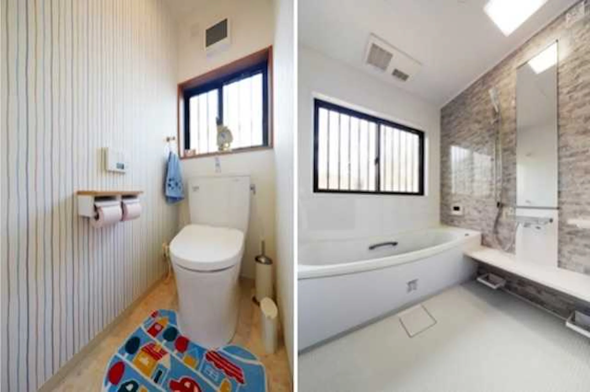 トイレと浴室のフルリフォーム施工事例