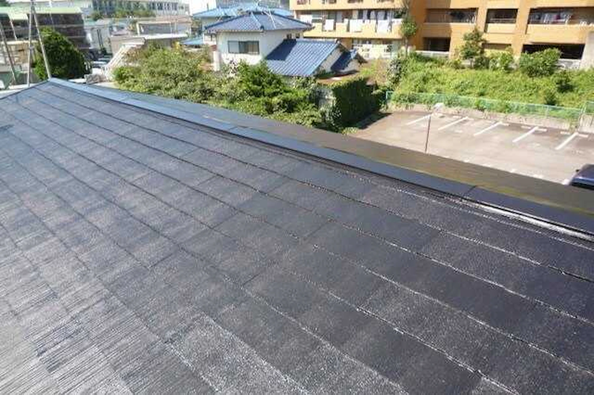 スレート屋根を塗装した事例