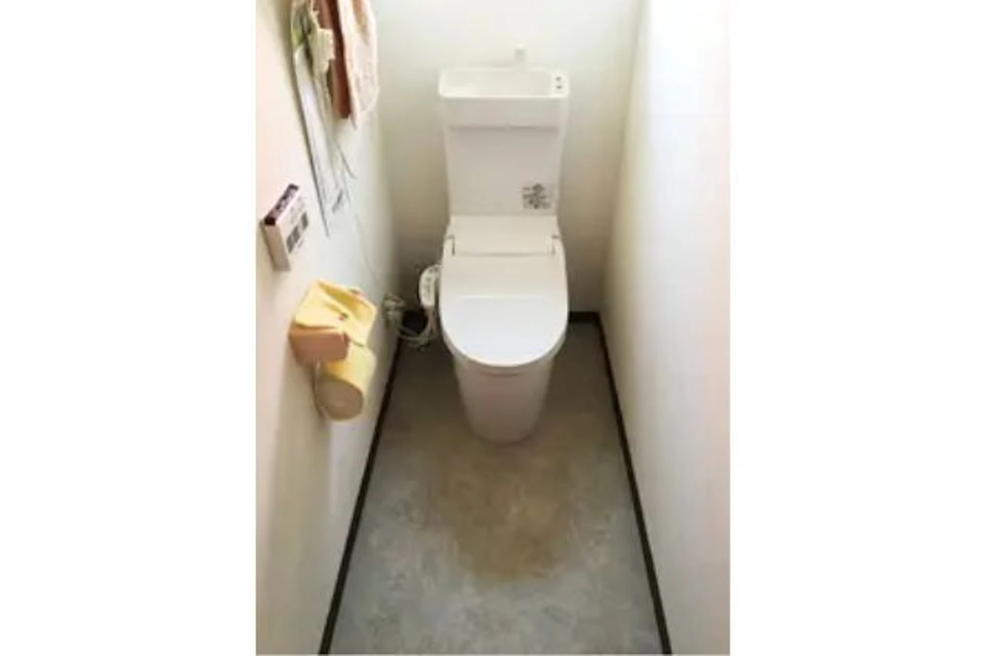 給水管からの水漏れを補修