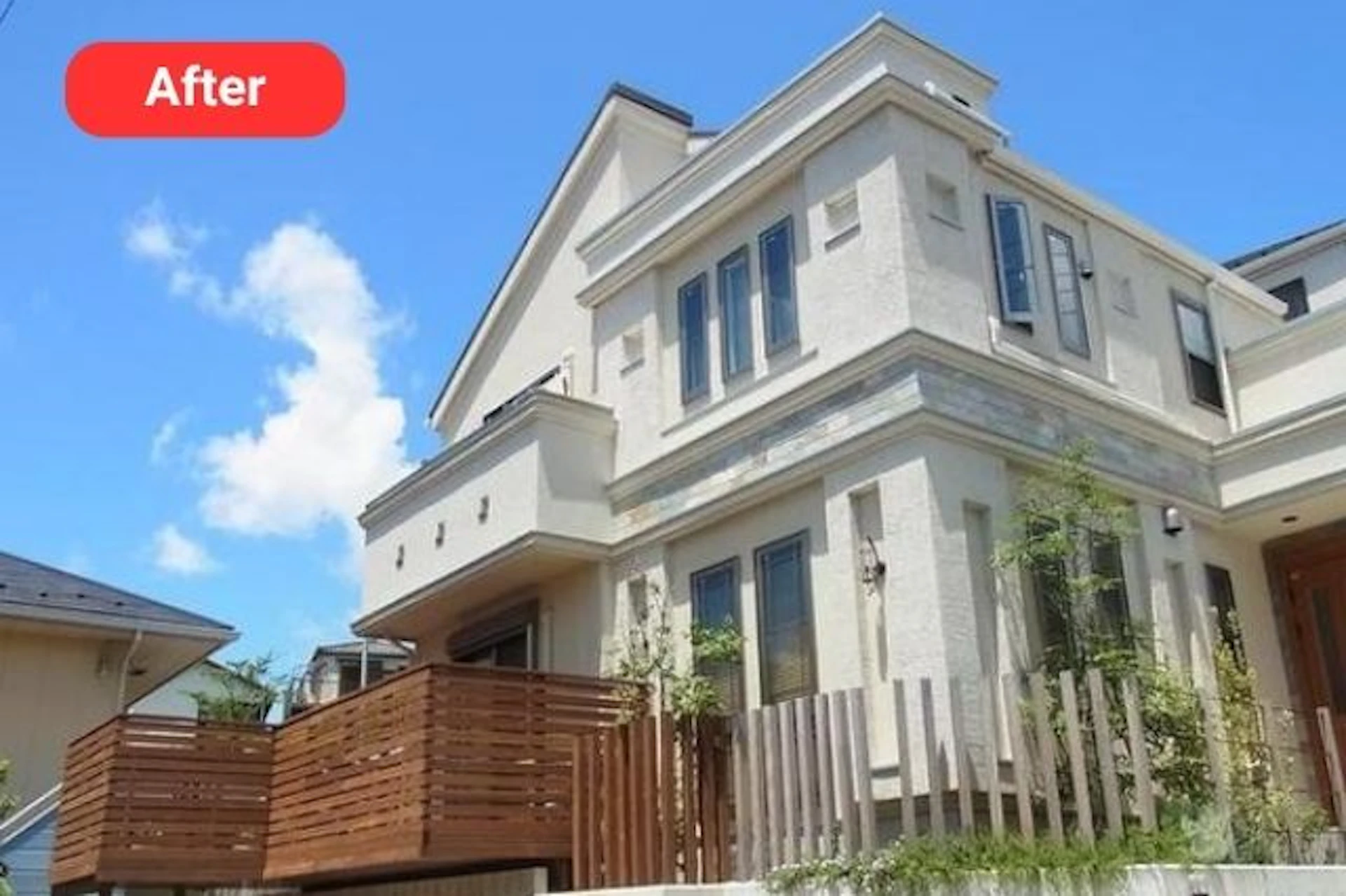 事例4 耐久性抜群のウリン材で経年変化も楽しめる空中リビング