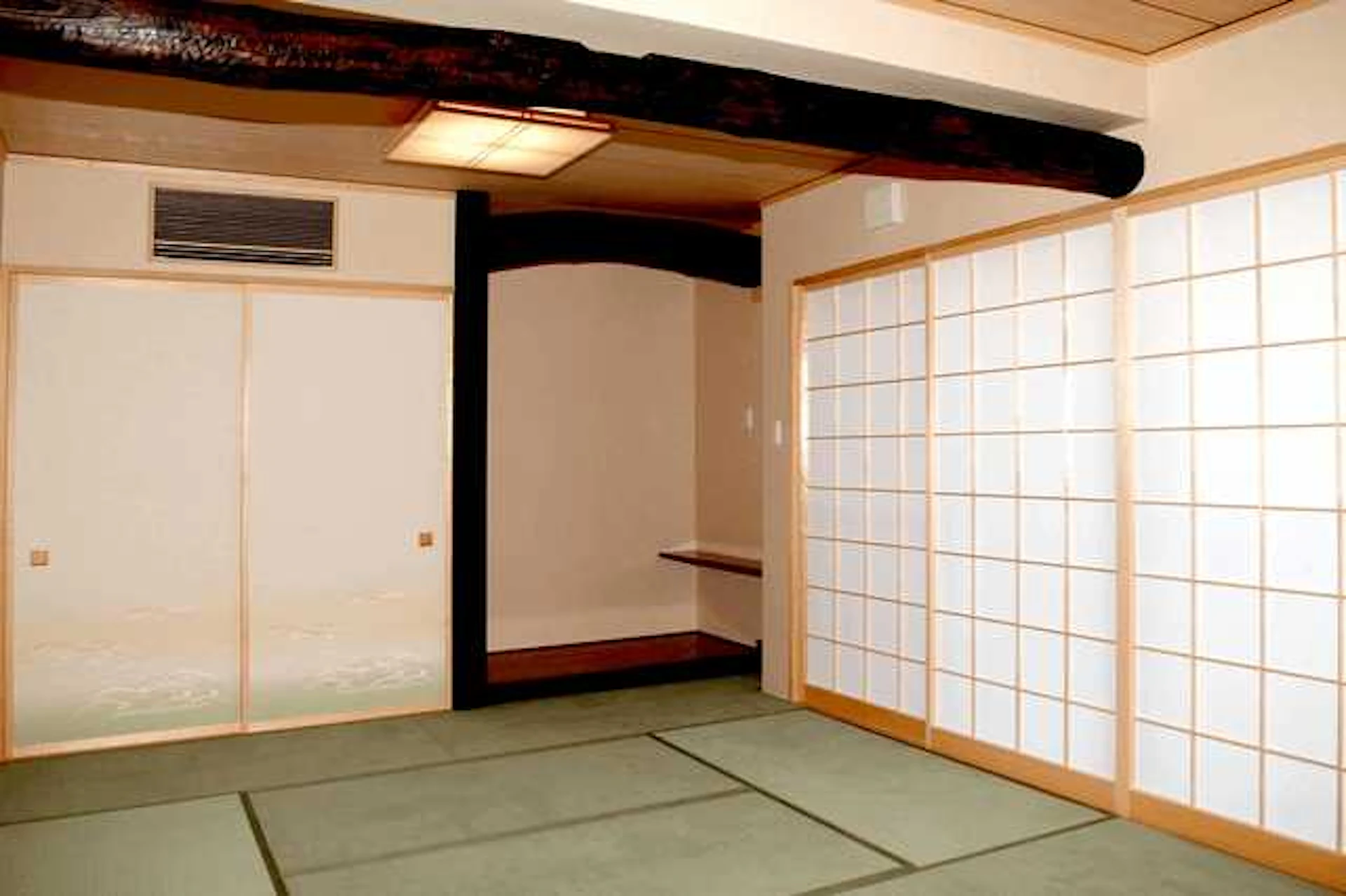 あらわし梁で視覚効果を出す