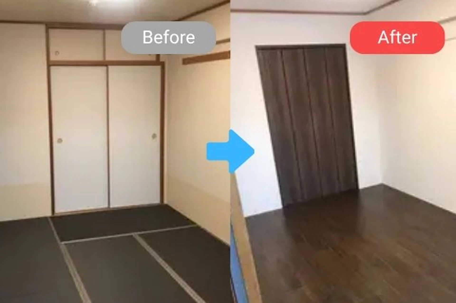 押し入れをクローゼットへリフォーム